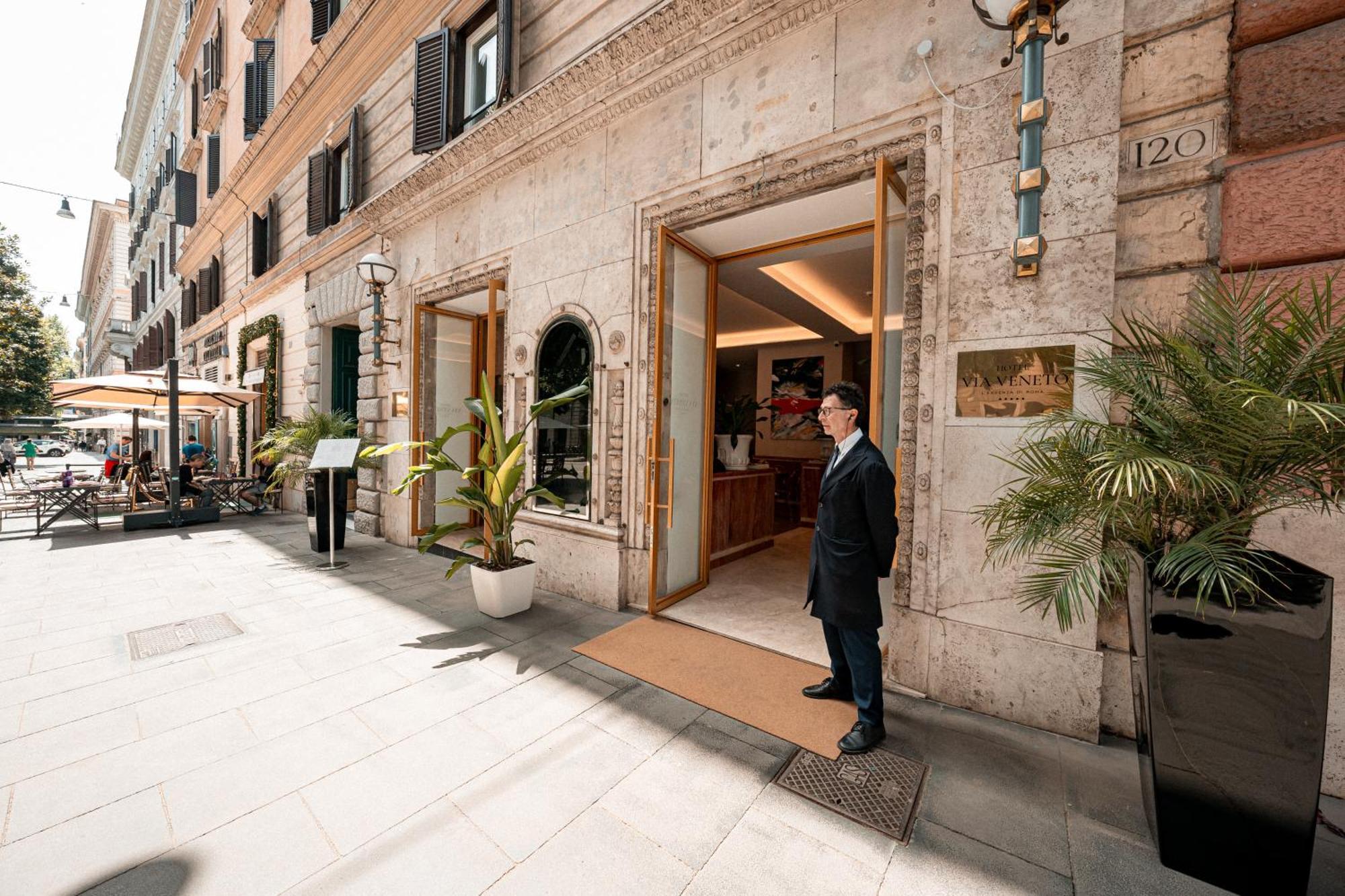 Hotel Via Veneto Рим Экстерьер фото